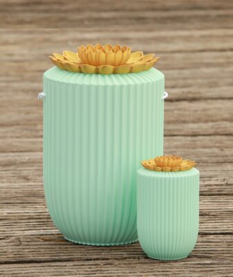 Bio-Urne: Helena (Lotus mint mit Erinnerungsurne)