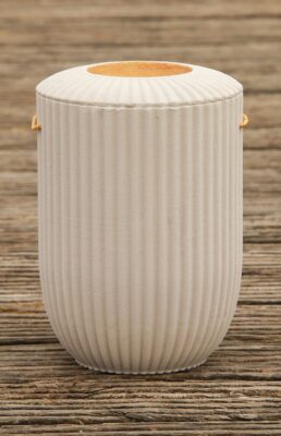 Helena Quarzsand Natur Deckel gold handbemalt)