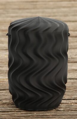 Bio-Urne: Marina (schwarz)